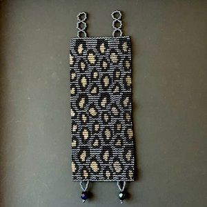 Beaded cuff bracelet from Olivia’s jewelry from South of France- Handmade